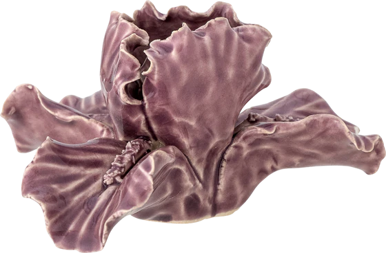 Dekorative Steingut-Figur Bloomingville Rosali Violett – Einzigartiges Design