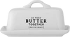 Butterdose Steingut Wendy Weiß Bloomingville – Cottage-Stil