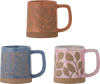 Becherset aus Steingut Bloomingville Kayce Blau – Einzigartiges Design