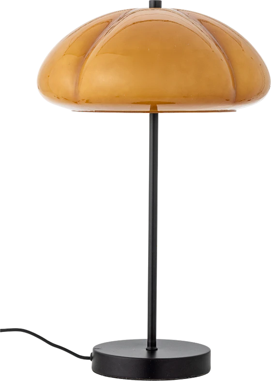 Tischleuchte Bloomingville Kinoko Gelb – Mediterranes Design