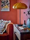 Tischleuchte Bloomingville Kinoko Gelb – Mediterranes Design