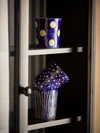 Tassen-Set Bloomingville Minoa Blau Steingut – Stapelbar & Handgefertigt