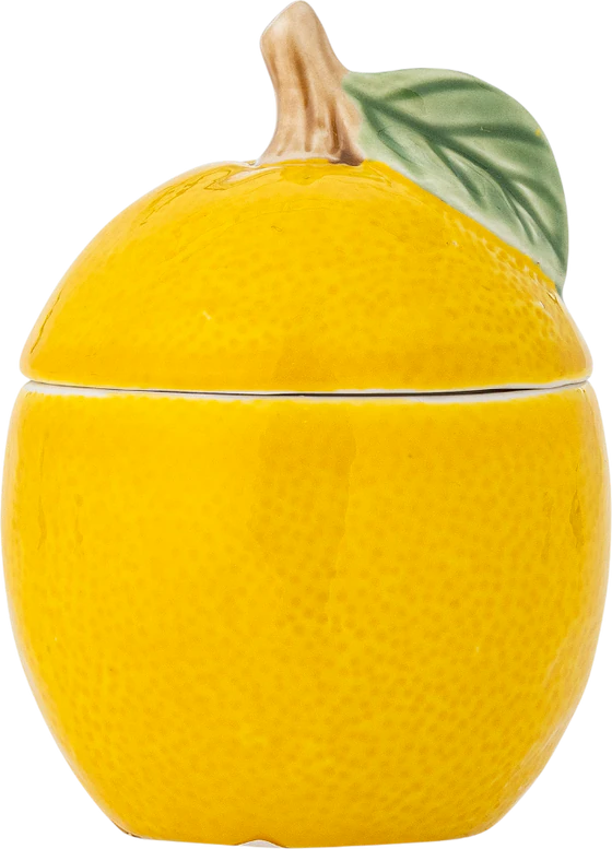 Vorratsdose Steinzeug Gelb Bloomingville Limone luftdicht