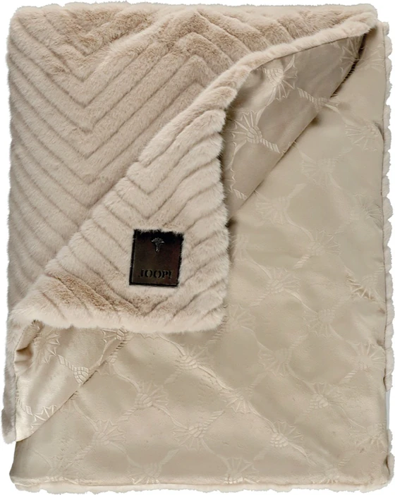 Wohndecke Joop! J!Elegant natur Plaid – Hautsympathisch & Pflegeleicht