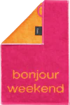 Handtuch Cawö Postcards 100-05 Bonjour – Flauschig Baumwolle