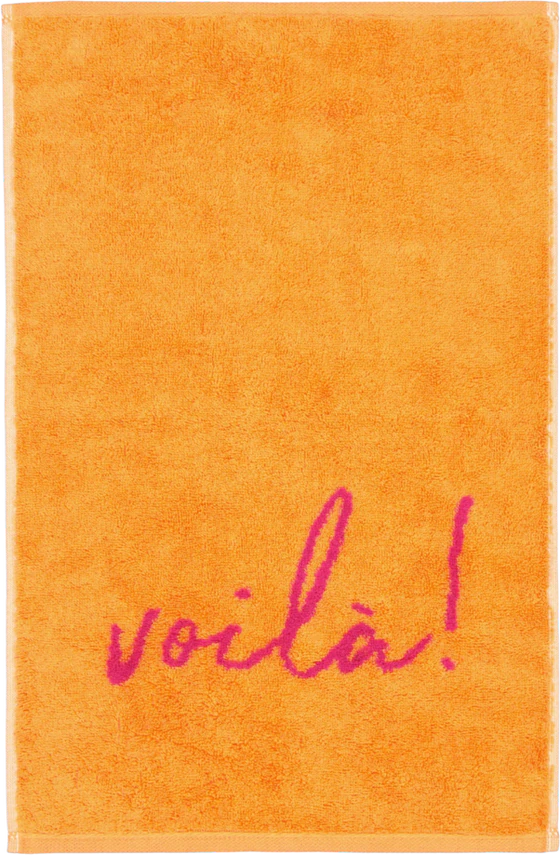 Handtuch Walkfrottier Cawö Postcards 100-06 Voilà Baumwolle