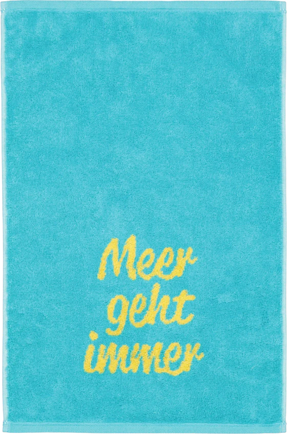 Handtuch Cawö Postcards 100-07 Meer – Weich & Saugfähig