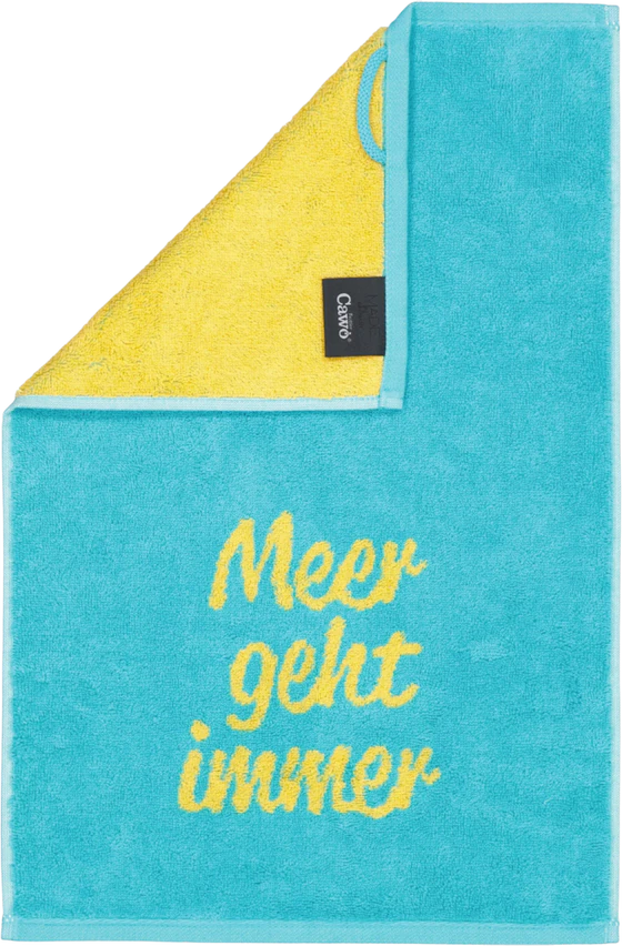 Handtuch Cawö Postcards 100-07 Meer – Weich & Saugfähig