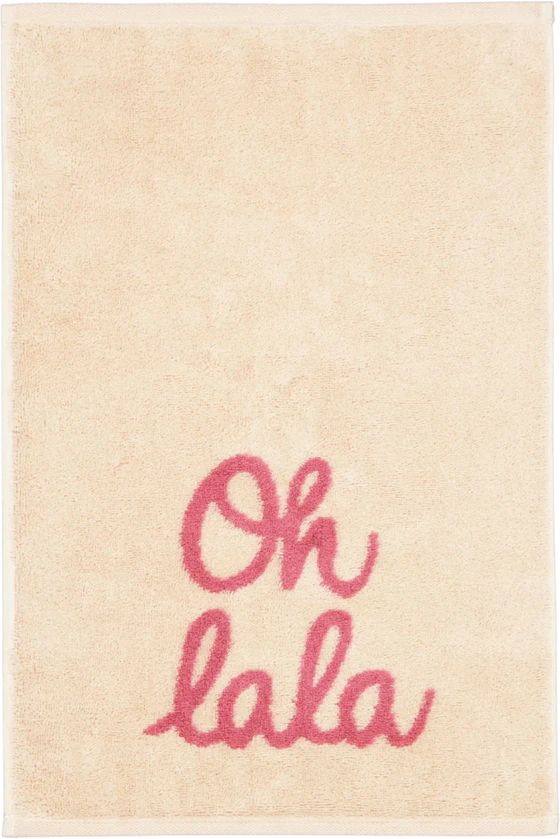 Handtuch Walkfrottier Cawö Postcards 100-11 Oh lala Baumwolle