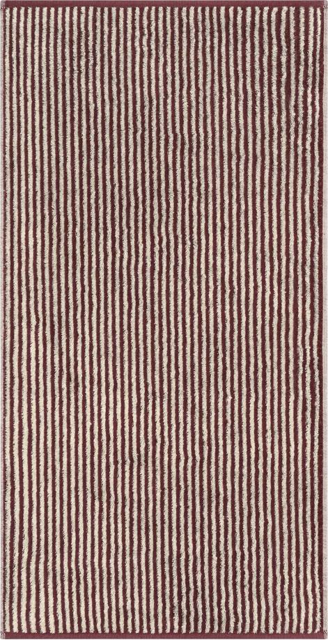 Handtuch Cawö Two-Tone 480-23 Bordeaux Baumwolle Saugstark