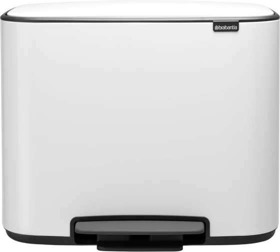 Treteimer 36L brabantia Bo – Soft-Close, Stahl, Recycling