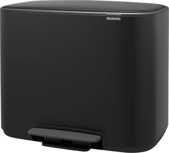 Treteimer 36L brabantia Bo – Soft-Close, Stahl, Recycling