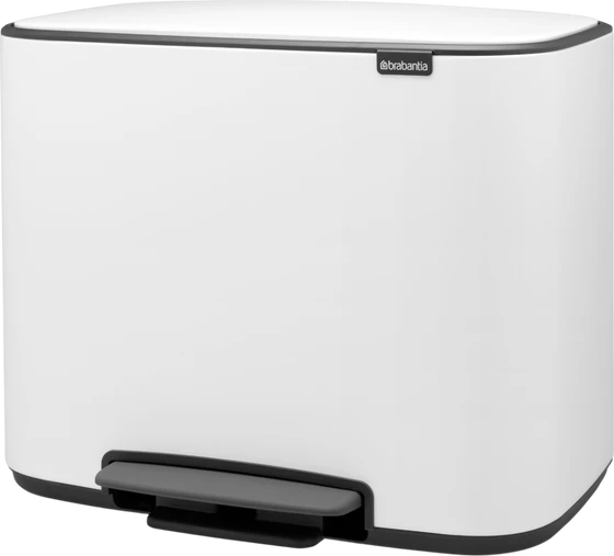 Doppel-Treteimer Brabantia Bo 11L+23L leise Mülltrennung