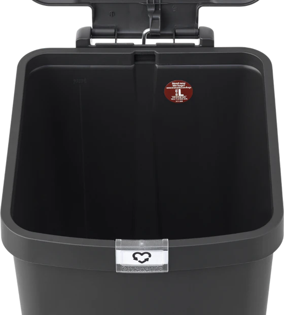 Treteimer 40L brabantia StepUp – Hygienisch leise schließend