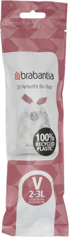 Müllbeutel brabantia PerfectFit 2-3L 20er – Reißfest & Hygienisch