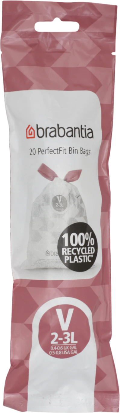 Müllbeutel brabantia PerfectFit 2-3L 20er – Reißfest & Hygienisch