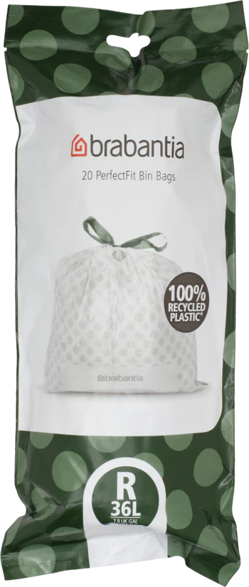 Müllbeutel brabantia 36L Typ R 20 Stk reißfest weiß