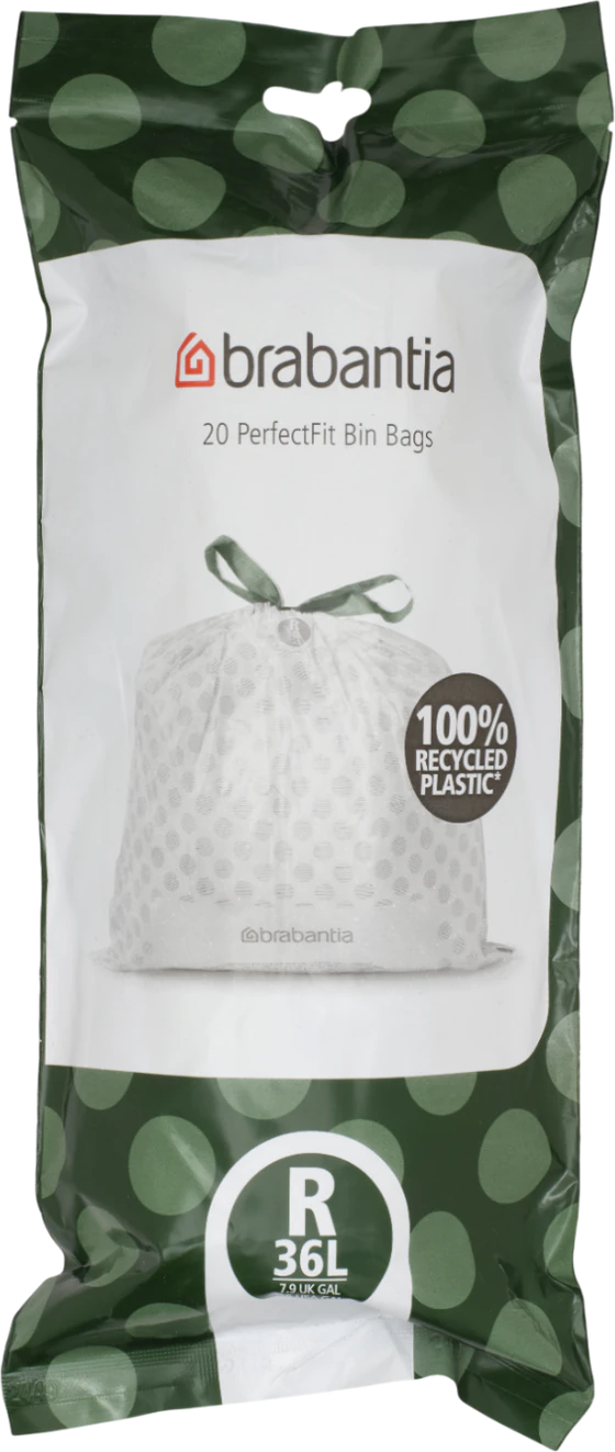 Müllbeutel brabantia 36L Typ R 20 Stk reißfest weiß