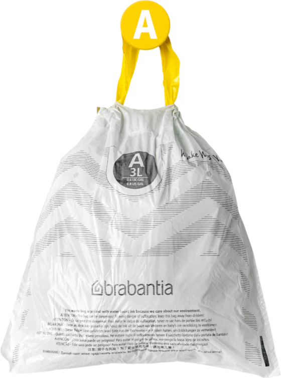 Müllbeutel 3L weiß 40 Stk brabantia PerfectFit reißfest