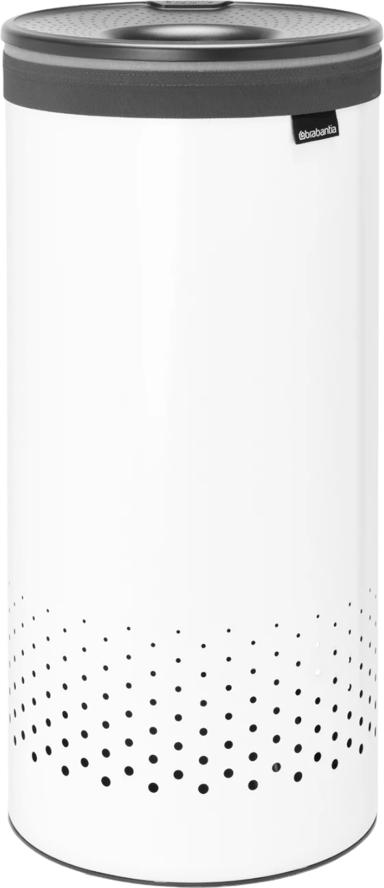 Wäschebox Kunststoffdeckel 35L Dunkelgrau brabantia – Belüftungslöcher