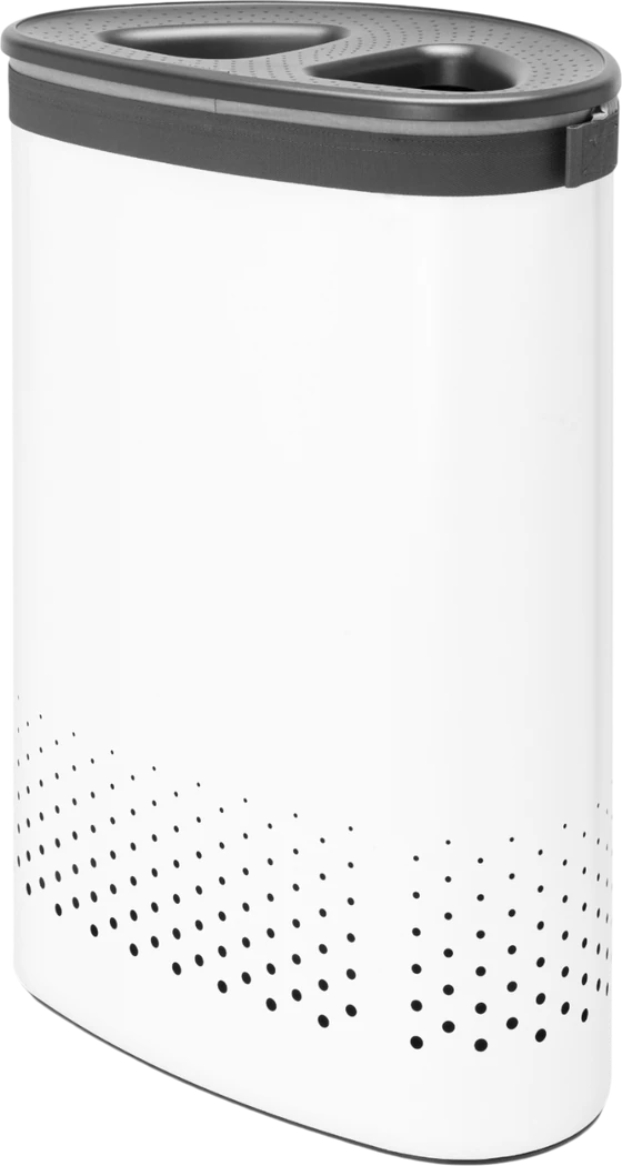 Wäschebox mit Trennsystem 55L Brabantia Selector – Stahl/Kunststoff