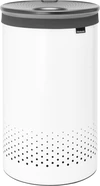 Wäschebox Kunststoffdeckel 60L Dark Grey brabantia – Cleverer Einwurf