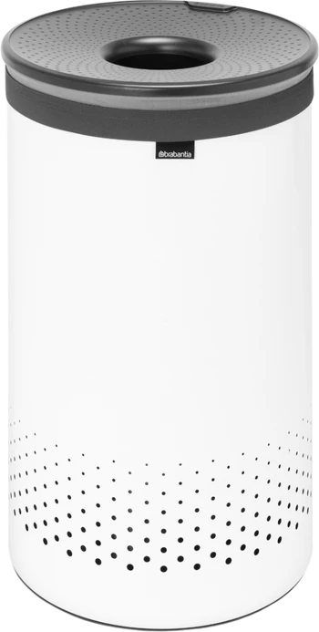 Wäschebox Kunststoffdeckel 60L Dark Grey brabantia – Cleverer Einwurf