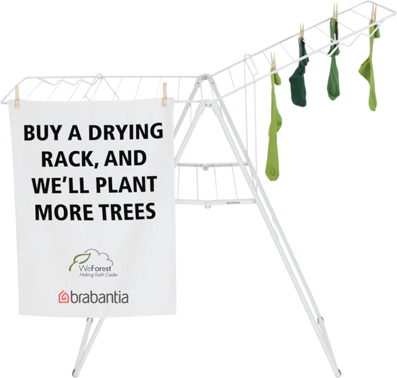 Stand-Wäschetrockner brabantia HangOn 20m – Platzsparend & Stabil