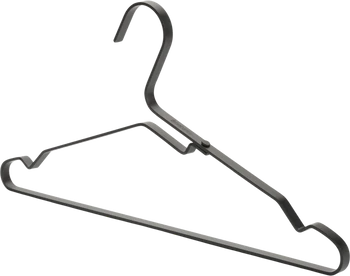 Set Kleiderbügel brabantia Schwarz – Ergonomisch & Rutschfest