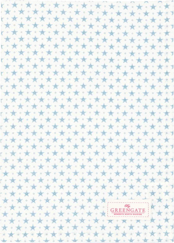 Geschirrtuch Greengate Lumi Star Blau – 100 % Baumwolle