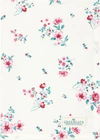 Geschirrtuch Greengate Alasie Weiß – 100 % Baumwolle Floral