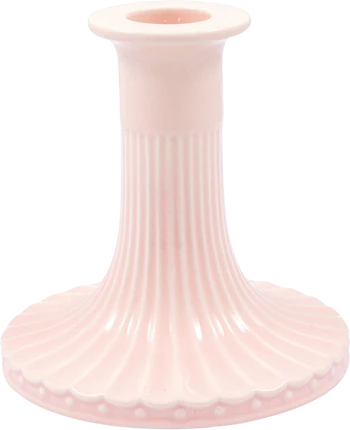 Kerzenhalter Greengate Alice zartrosa klein – Steinzeug-Design