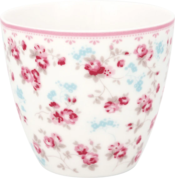 Latte-Becher Greengate Elsy Weiß – Skandinavisches Design