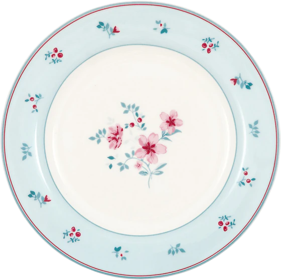 Speiseteller Greengate Alasie Weiß – Steinzeug, Skandinavisch