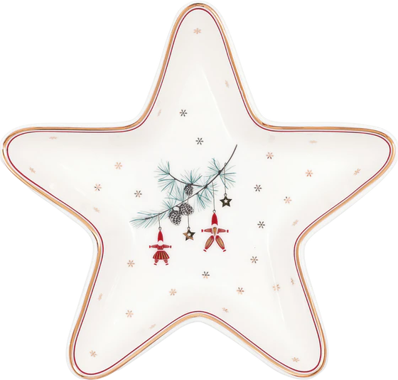 Dessertteller Greengate Juana Weiß – Steinzeug & Spülmaschinenfest