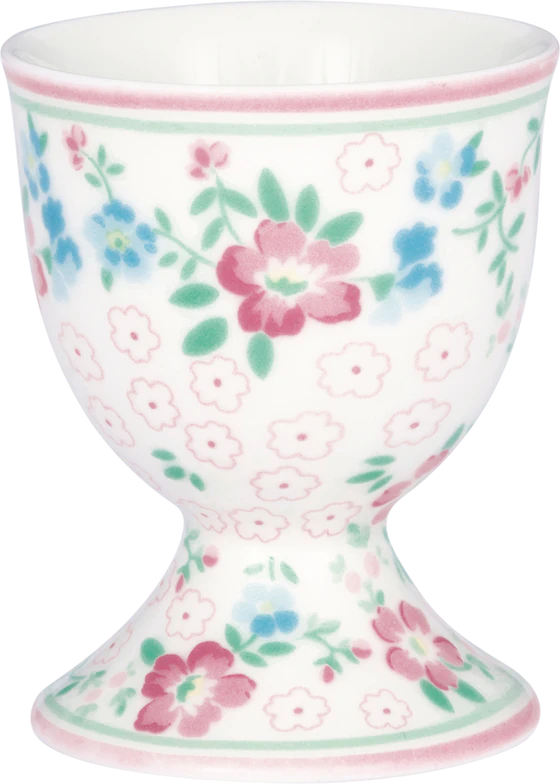 Eierbecher Greengate Allyna White – Handbemalt & Spülmaschinenfest