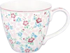 Kaffeebecher Greengate Allyna weiß – Steinzeug floral 300ml