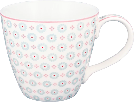 Kaffeebecher Greengate Narina hellblau – Steinzeug & spülmaschinenfest