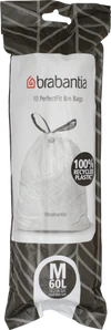 Müllbeutel brabantia PerfectFit 60L M 10 Stk reißfest weiß