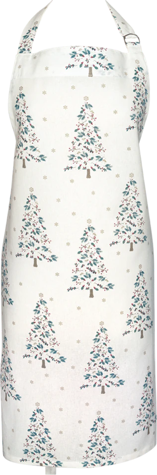 Küchenschürze Greengate Lucie Xmas Weiß – 100% Baumwolle