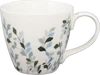 Kaffeebecher Greengate Jolina olivgrün – Steinzeug, floral