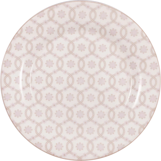 Speiseteller Greengate Sina White – Steinzeug, Skandinavisches Design