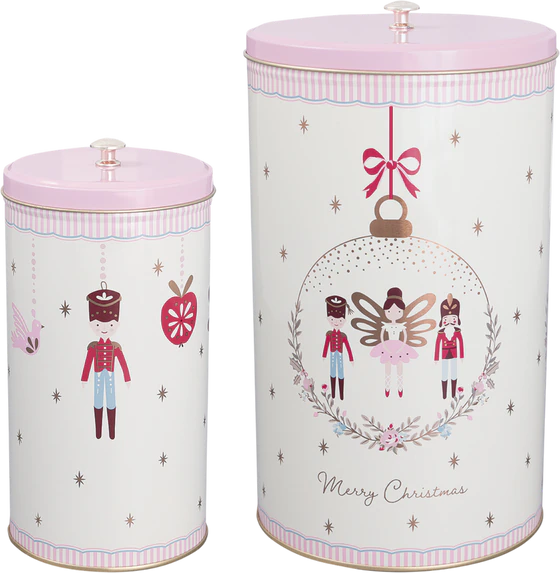 Runddose-Set Greengate Cindarella Weiß 2tlg – Luftdicht & Romantisch