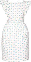 Küchenschürze Greengate Rosalia Weiß 100% Baumwolle