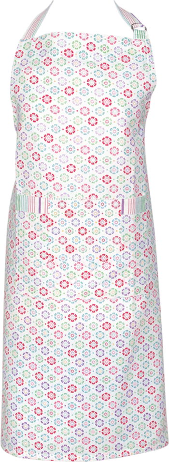 Küchenschürze Greengate Rike Weiß Baumwolle Verstellbar