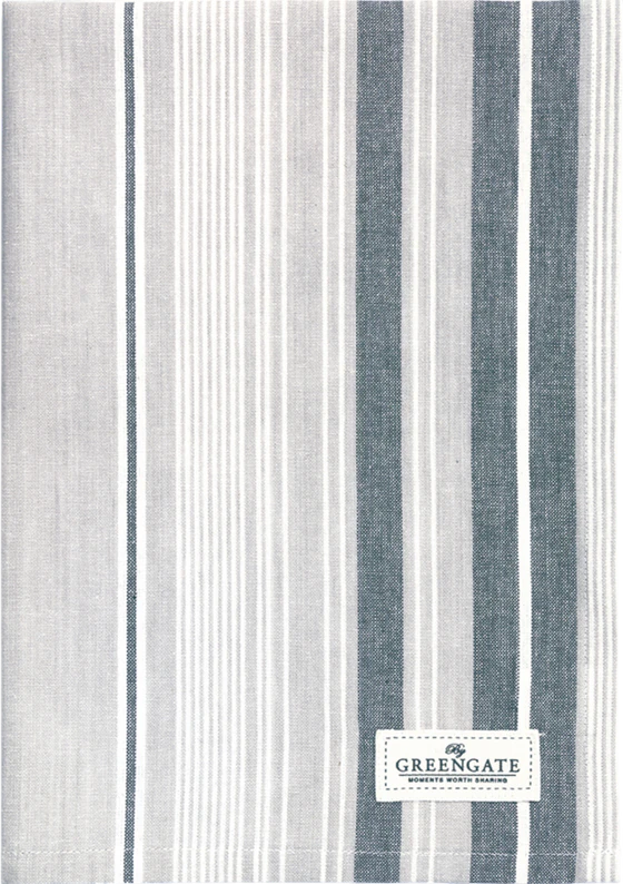 Geschirrtuch Greengate Semira Grau – 100% Baumwolle Saugstark