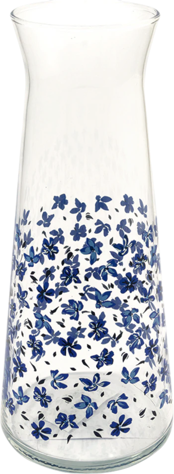Glaskaraffe Greengate Dahla 1L Weiß – Elegantes Design Glas