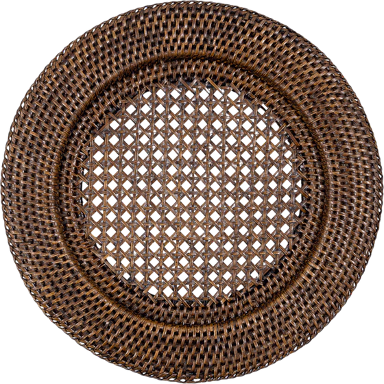 Tischuntersetzer Greengate Rattan Braun – Handgefertigt Robust