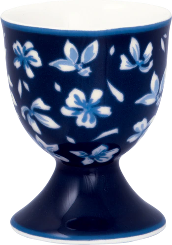 Eierbecher Greengate Dahla Blue – Steinzeug floral robust