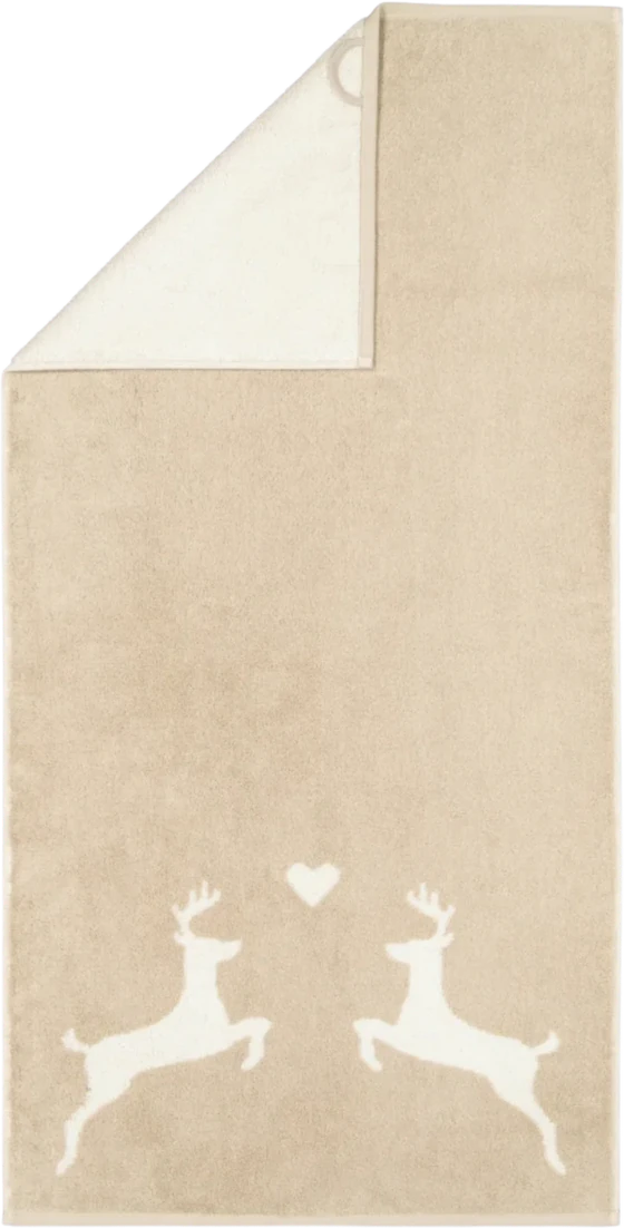 Handtuch Cawö Alpenchic 6228-33 natur – 100% Baumwolle, saugfähig